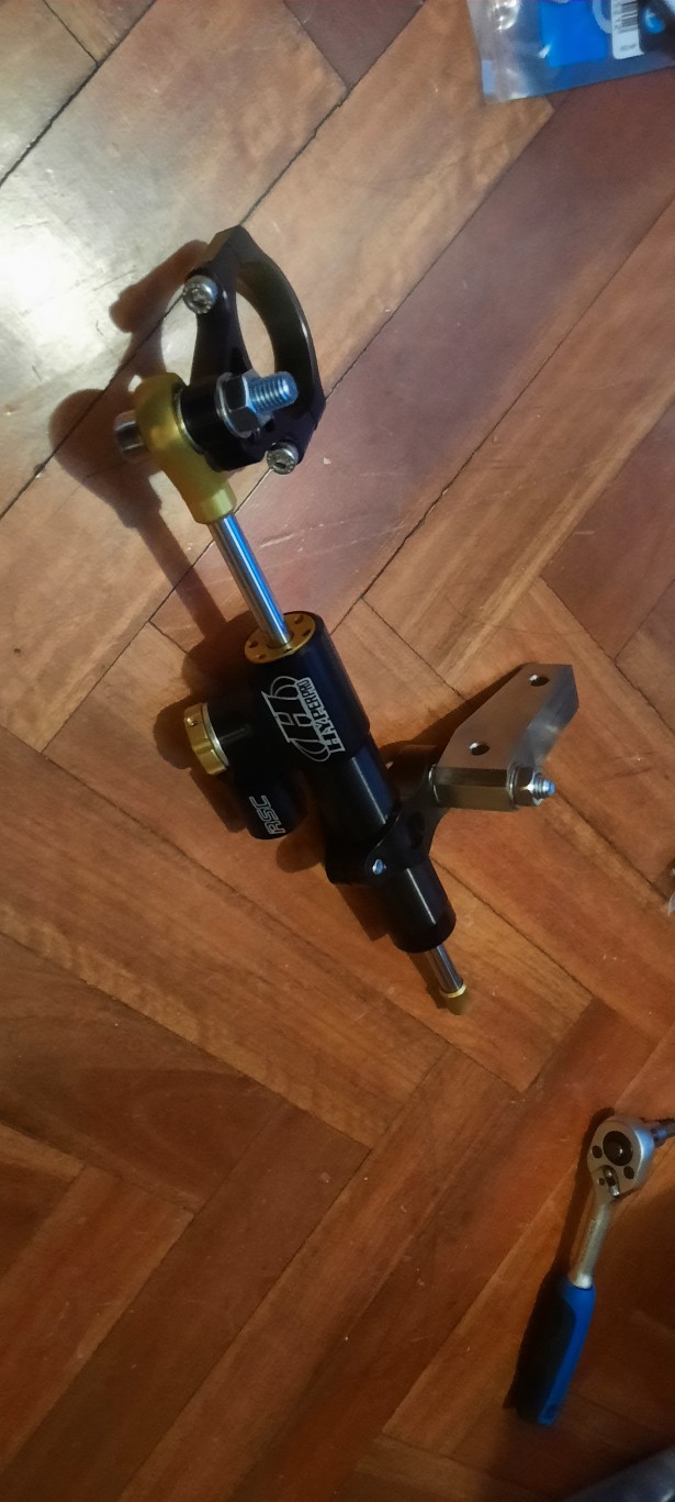 Installing steering damper? page 1 Suspension Honda CB500X