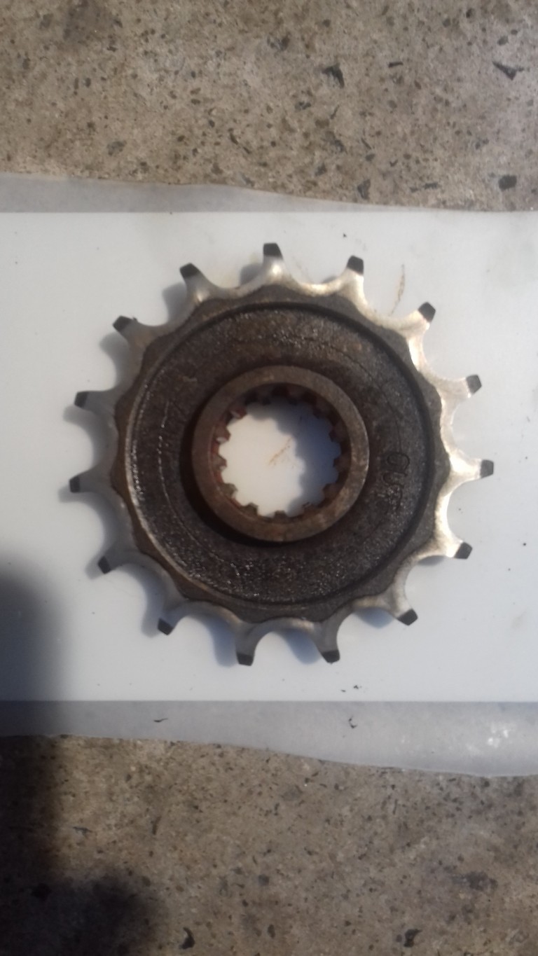 First chain and sprocket change after an amazing 24,000 miles. page 1