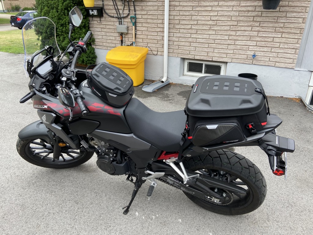 SW Motech Tank Bag Modifications, Accessories, and Appearance Honda