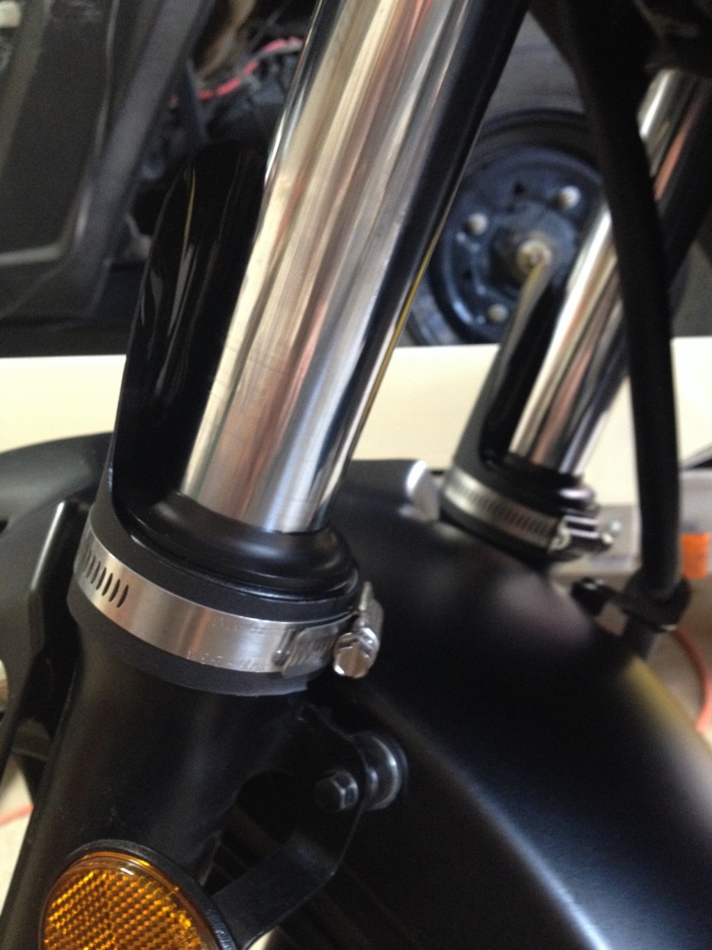 Fork tube protectors Modifications, Accessories, and Appearance