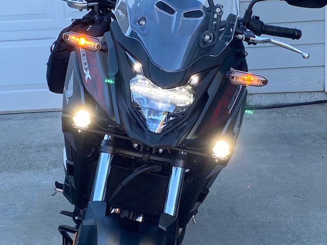 Baja Designs S1 Lights CB500X Photos Gallery